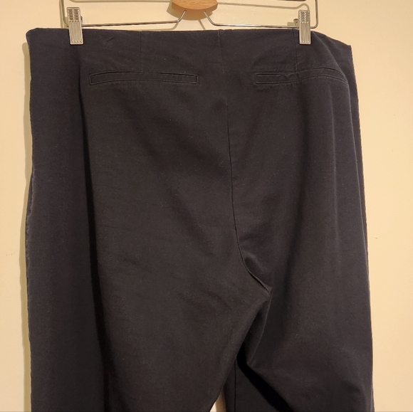 Old Navy | Women's Classic Black Pixie High Waist Wide Leg Pants (Size XL Tall) - Picture 9 of 13